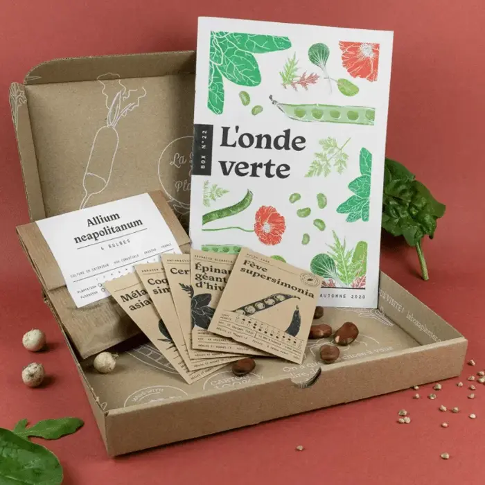 Idée cadeau jardinage n°39 : box graines