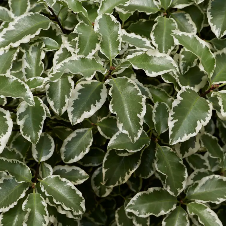 Pittospore à petites feuilles (Pittosporum tenuifolium) en novembre