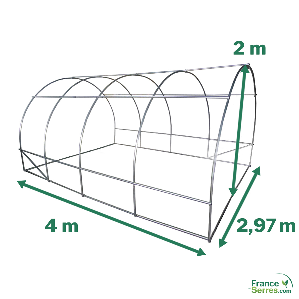 Bâche pour serre de jardin modulable