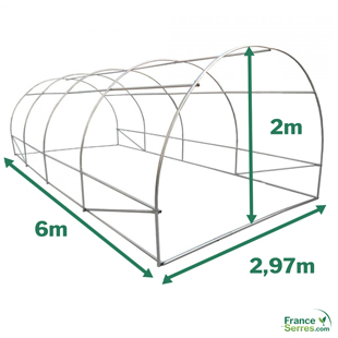 tunnel de jardin d'environ 18m2
