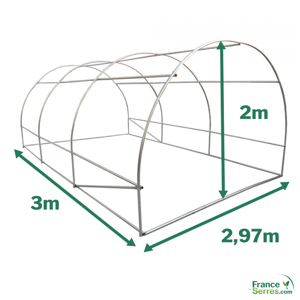 tunnel de jardin d'environ 9m2