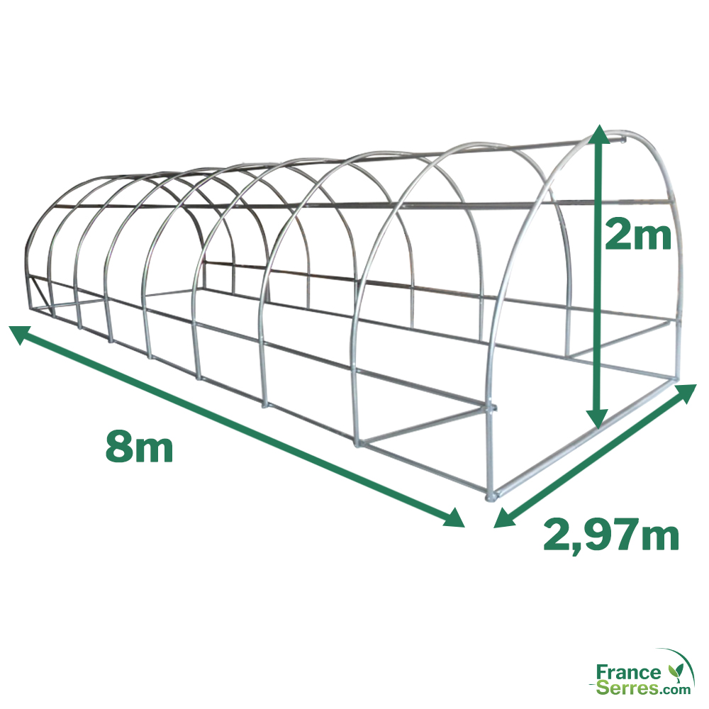 Bâche pour serre de jardin modulable