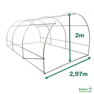 Bâche pour serre de jardin modulable